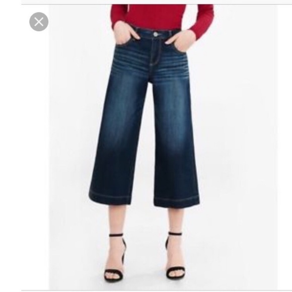 Express Denim - New Express Women's Jeans Culottes High Waist